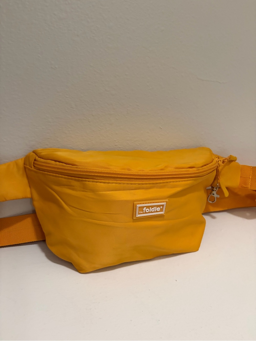 The Foldie Yellow Men’s Waist Bag - RFID Blocking Tech Travel Outdoor